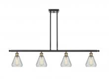 Innovations Lighting 516-4I-BAB-G275-LED - Conesus - 4 Light - 48 inch - Black Antique Brass - Cord hung - Island Light