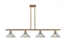 Innovations Lighting 516-4I-BB-G132 - Orwell - 4 Light - 48 inch - Brushed Brass - Cord hung - Island Light