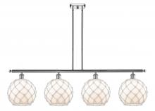 Innovations Lighting 516-4I-PC-G121-10RW-LED - Farmhouse Rope - 4 Light - 48 inch - Polished Chrome - Cord hung - Island Light