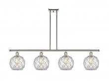 Innovations Lighting 516-4I-PN-G122-8RW - Farmhouse Rope - 4 Light - 48 inch - Polished Nickel - Cord hung - Island Light