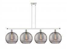 Innovations Lighting 516-4I-WPC-G1213-12SM - Athens Deco Swirl - 4 Light - 50 inch - White Polished Chrome - Cord hung - Island Light