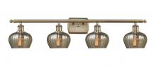 Innovations Lighting 516-4W-AB-G96 - Fenton - 4 Light - 37 inch - Antique Brass - Bath Vanity Light