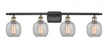 Innovations Lighting 516-4W-BAB-G105-LED - Belfast - 4 Light - 36 inch - Black Antique Brass - Bath Vanity Light