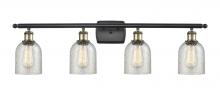 Innovations Lighting 516-4W-BAB-G259-LED - Caledonia - 4 Light - 35 inch - Black Antique Brass - Bath Vanity Light