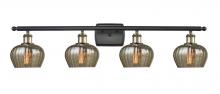 Innovations Lighting 516-4W-BAB-G96-LED - Fenton - 4 Light - 37 inch - Black Antique Brass - Bath Vanity Light