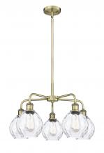 Innovations Lighting 516-5CR-AB-G362 - Waverly - 5 Light - 24 inch - Antique Brass - Chandelier