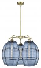 Innovations Lighting 516-5CR-AB-G557-10BL - Vaz - 5 Light - 28 inch - Antique Brass - Chandelier