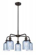 Innovations Lighting 516-5CR-OB-G559-5BL - Bridal Veil - 5 Light - 23 inch - Oil Rubbed Bronze - Chandelier