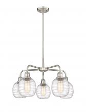 Innovations Lighting 516-5CR-SN-G1013 - Belfast - 5 Light - 24 inch - Satin Nickel - Chandelier