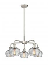 Innovations Lighting 516-5CR-SN-G92 - Fenton - 5 Light - 25 inch - Satin Nickel - Chandelier