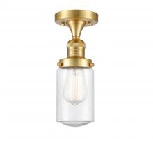 Innovations Lighting 517-1CH-SG-G314-LED - Dover - 1 Light - 5 inch - Satin Gold - Semi-Flush Mount