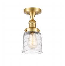 Innovations Lighting 517-1CH-SG-G513-LED - Bell - 1 Light - 5 inch - Satin Gold - Semi-Flush Mount