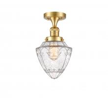 Innovations Lighting 517-1CH-SG-G664-7-LED - Bullet - 1 Light - 7 inch - Satin Gold - Semi-Flush Mount