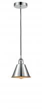 Innovations Lighting 616-1P-PC-M8-LED - Smithfield - 1 Light - 7 inch - Polished Chrome - Cord hung - Mini Pendant