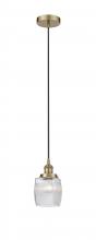 Innovations Lighting 616-1PH-AB-G302-LED - Colton - 1 Light - 6 inch - Antique Brass - Cord hung - Mini Pendant