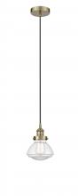 Innovations Lighting 616-1PH-AB-G322-LED - Olean - 1 Light - 7 inch - Antique Brass - Cord hung - Mini Pendant