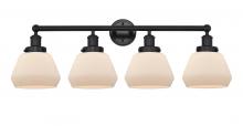 Innovations Lighting 616-4W-BK-G171 - Fulton - 4 Light - 34 inch - Matte Black - Bath Vanity Light