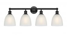 Innovations Lighting 616-4W-BK-G381 - Castile - 4 Light - 33 inch - Matte Black - Bath Vanity Light