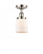 Innovations Lighting 916-1C-PN-G51 - Bell - 1 Light - 5 inch - Polished Nickel - Semi-Flush Mount