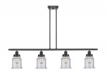 Innovations Lighting 916-4I-BK-G184 - Canton - 4 Light - 48 inch - Matte Black - Stem Hung - Island Light