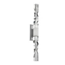 ZEEV Lighting WS11318-LED-2-2x2-MW - LED 3CCT 2-Light 2&#34;x2&#34; Carved Crystals Aged Brass Duo Wall Sconce