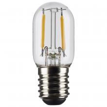 Satco Products Inc. S21859 - 3 Watt T6.5 LED; Clear; Intermediate Base; 200 Lumens; 2700K