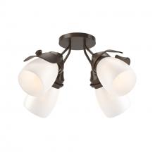 Hubbardton Forge 121371-SKT-05-GG0330 - Lapas 4-Light Semi-Flush