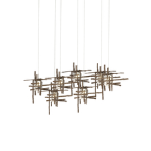 Hubbardton Forge 131095-SKT-LONG-05-II0728 - Tura 7-Light Seeded Glass Pendant