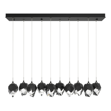 Hubbardton Forge 131143-SKT-STND-10-BP0754 - Chrysalis 10-Light Small Crystal Pendant