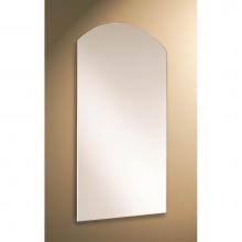 GlassCrafters C-AFM-3436 - 34'' x 36'' Decorative Frameless Arched Flat Mirror