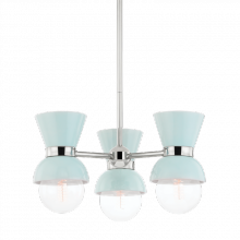 Mitzi by Hudson Valley Lighting H469603-PN/CRB - Gillian Semi Flush