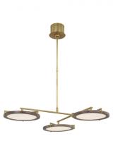 Visual Comfort & Co. Modern Collection CDCH17227WONB - Shuffle Medium Chandelier