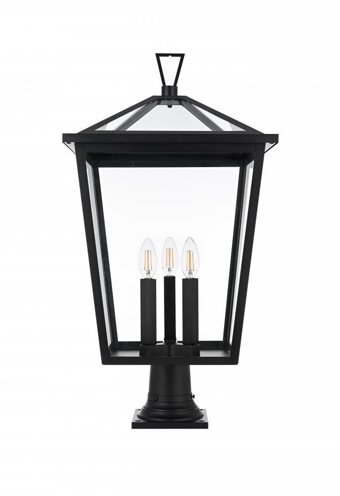 Oxford 7 inch Outdoor Pendant in Black