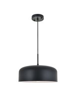 Elegant LD4072D14BK - Etude 1 light Black Pendant