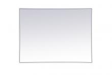 Elegant MR43040WH - Metal Frame Rectangle Mirror 30 Inchx40 Inch in White