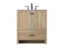 Elegant VF2830MW - 30 inch Single Bathroom Vanity in Mango Wood