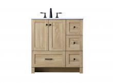 Elegant VF2832MW - 32 inch Single Bathroom Vanity in Mango Wood