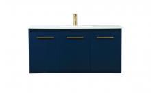 Elegant VF44540MBL - 40 Inch Single Bathroom Vanity in Blue