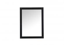 Elegant VM22432BK - Aqua vanity mirror 24x32 inch in black