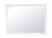 Elegant VM24836WH - Aqua rectangle vanity mirror 48 inch in White