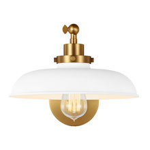 Visual Comfort & Co. Studio Collection CW1141MWTBBS - Wellfleet Single Arm Wide Task Sconce