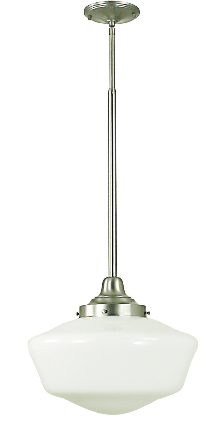 1-Light Antique Brass Taylor Pendant