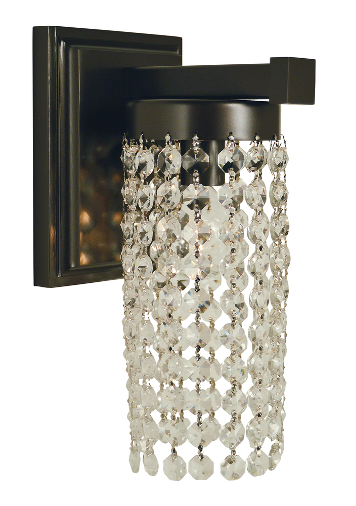 1-Light Brushed Nickel Gemini Sconce