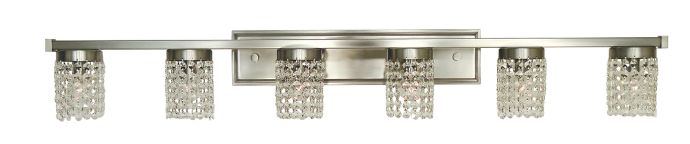 6-Light Polished Nickel Gemini Sconce