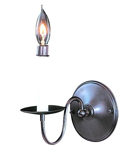 1-Light Mahogany Bronze Jamestown Sconce