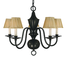 Framburg 2535 PB - 5-Light Polished Brass Jamestown Dining Chandelier