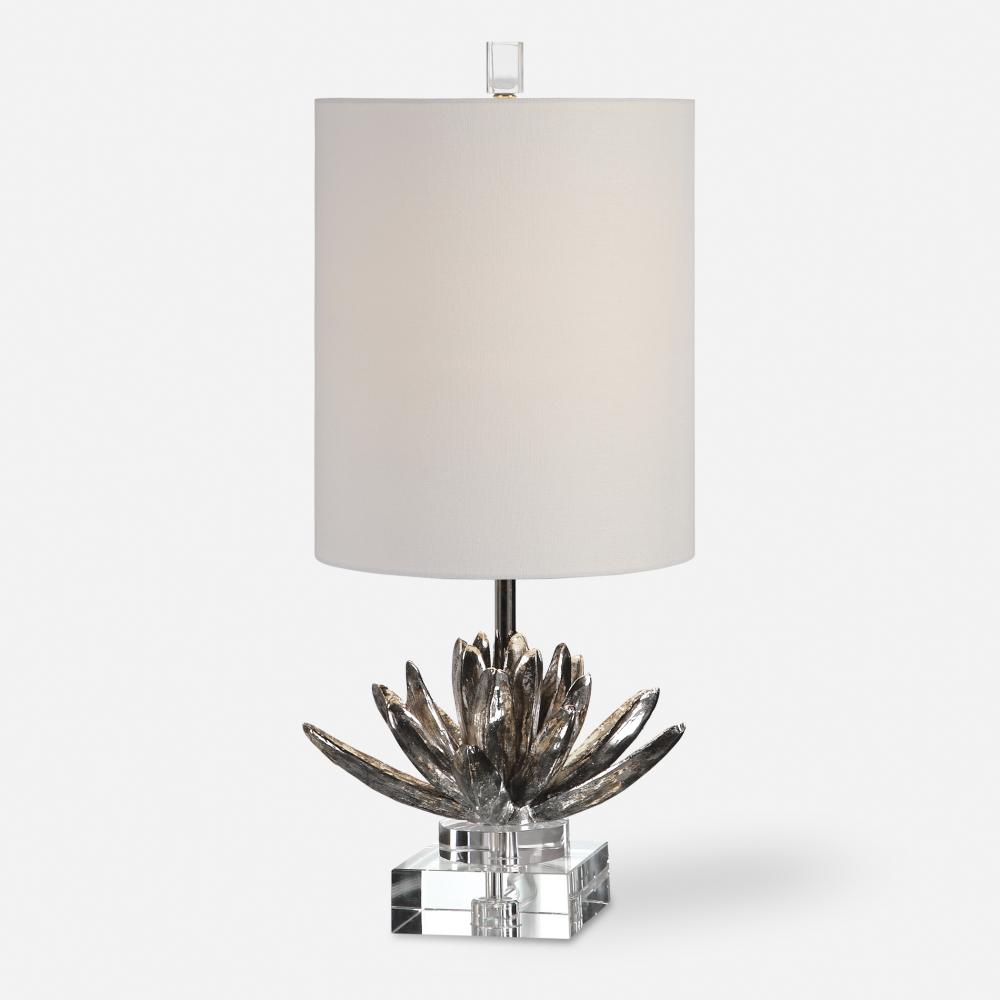 Uttermost Silver Lotus Accent Lamp