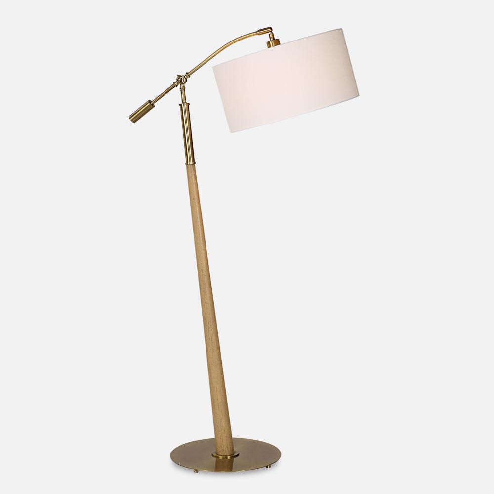 Uttermost Kennett Wooden Floor Lamp