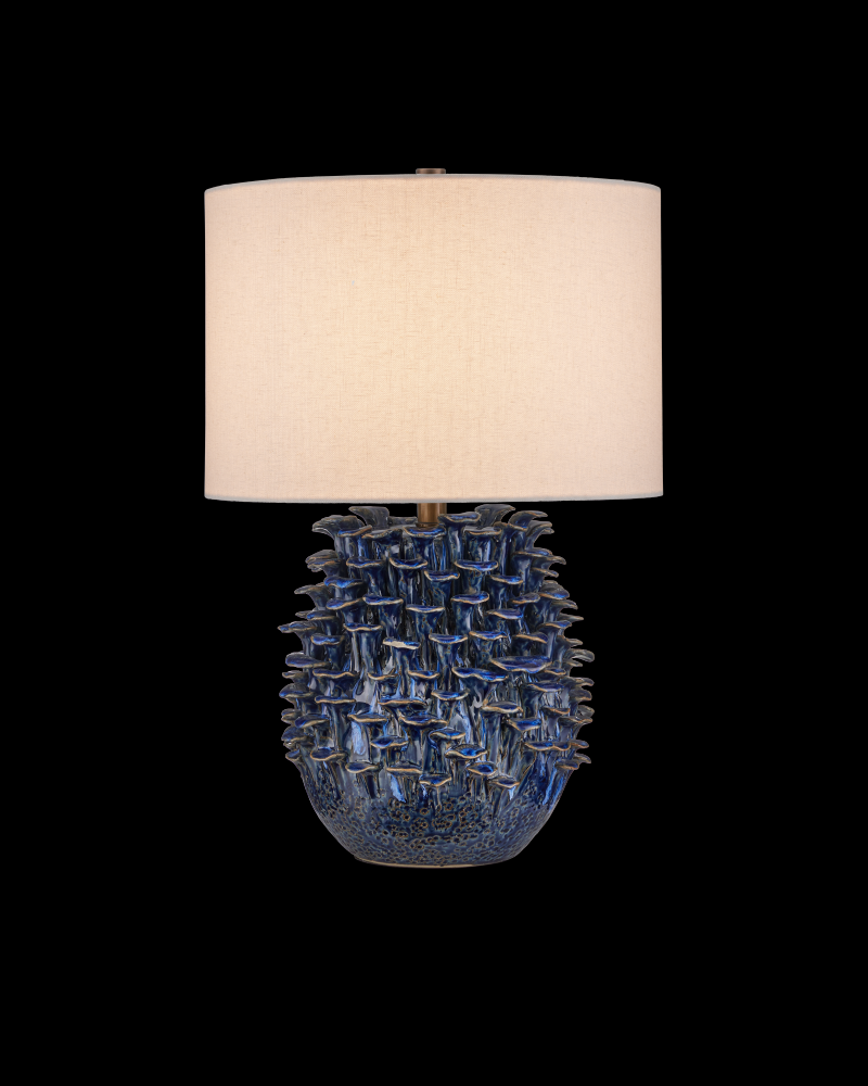 Maitake Dark Blue Table Lamp