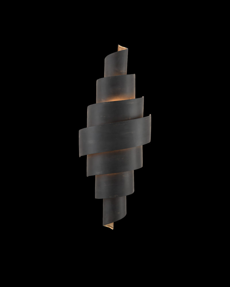 Chiffonade Black Wall Sconce